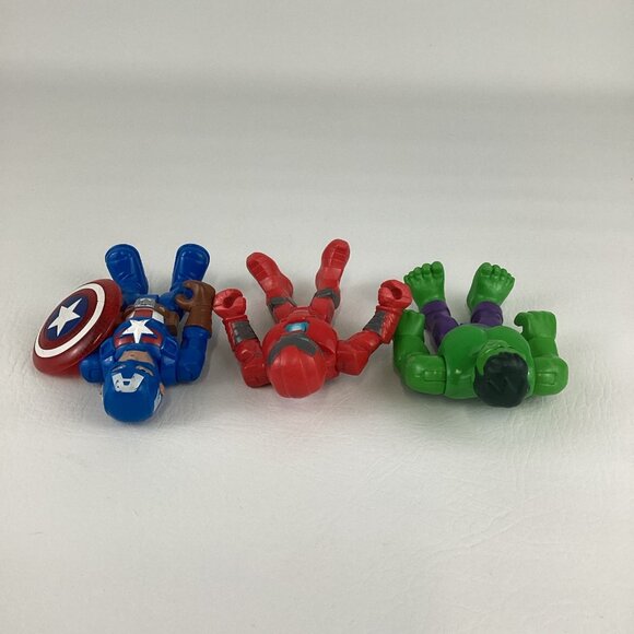 Playskool Marvel Super Hero Adventure 5" Figures Iron Man Hulk Captain America - Picture 7 of 7